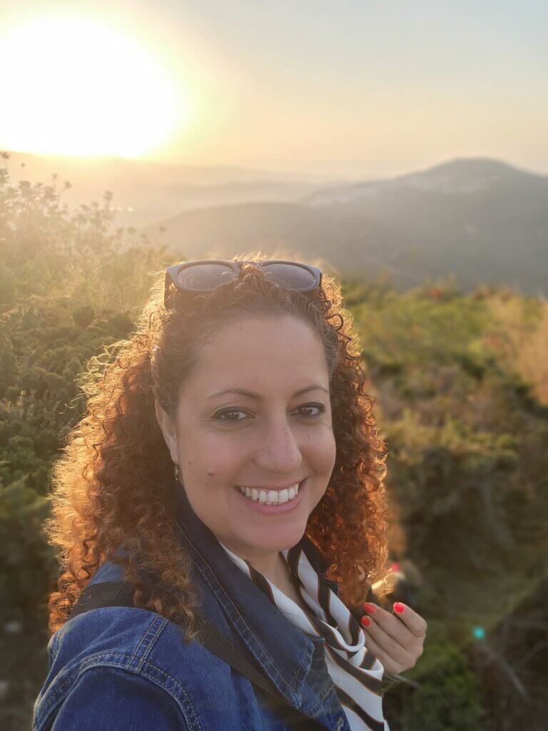  תצפית של שעון השמש בכמון , צילום - דנה סתוי מתוך הבלוג "זמן איכות"