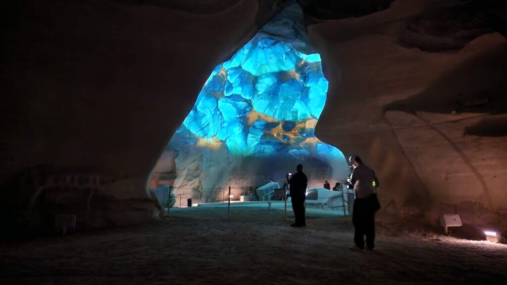תערוכה אימרסיבית במערות גן לאומי בית גוברין - צילום - דנה סתוי